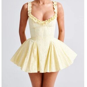 ELVA PLAYSUIT - LEMON